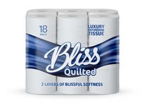 Bliss Quilted 2 Ply 18 Pack